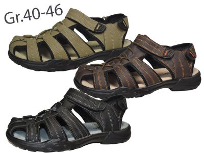 Herren Trekking-Sandale Pantoletten Sommer Schuhe Sandalen Outdoor Sandalette 650245 