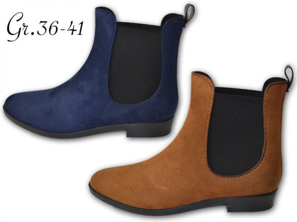 Damen Stiefeletten Schuhe Gummizug Schuhe Boots Stiefel Gr.36-41 2531y