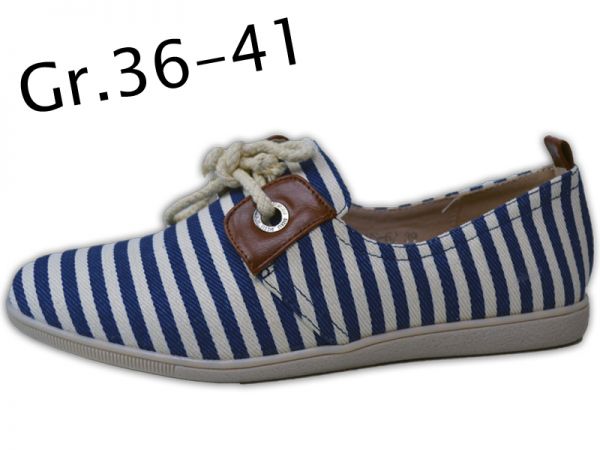 Damen Sneaker Neu Schuhe Stoffschuhe Canvas Segelschuhe Halbschuhe Gr.36-41 2509