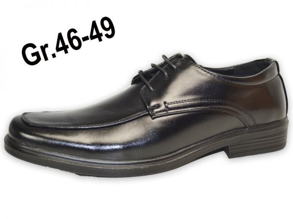 Business Gr.46-49 Herrenschuhe innen Sohle Leder Schuhe Schnürer Übergröße 2659