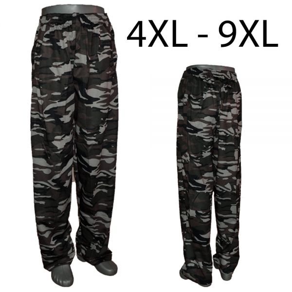 Herren Camouflage Jogginghose Trainingshose Sporthose Übergröße 4XL-9XL Y4205K