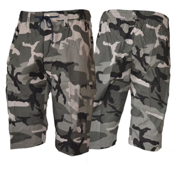 Herren Camouflage Cargo Arbeitshose Knielang Sommerhose Bermuda Shorts LXQSN1811