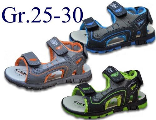 Jungen Sandale NEU Trekking-Sandalen Outdoor Schuhe Sandalette Gr.25-30 2453