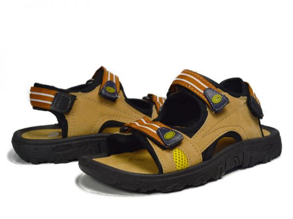 Jungen Gr.28-35 Leder Sandale Trekking-Sandalette Outdoor Schlappen 2459x
