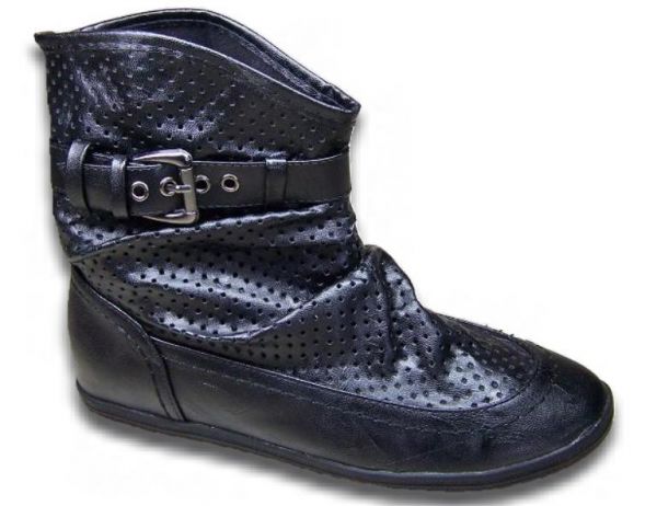 Damen Designer Boots NEU Stiefeletten Schnalle flach Stiefel Schuhe Gr.37 2532